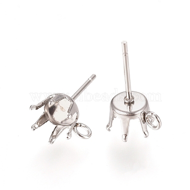Accessoires de puces d'oreilles en 304 acier inoxydable(X-STAS-L238-026C-P)-2