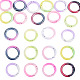 15Pcs Spray Paint Alloy Spring Gate Rings(FIND-TA0010-92)-1