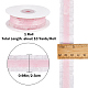 10 Yards Polyester Pleated Lace Trim(OCOR-WH0080-93C)-2