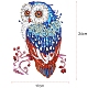 DIY Owl Diamond Painting Sticker Kits(DIAM-PW0001-196C)-1