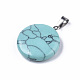 Synthetic Turquoise Pendants(G-R470-007)-1