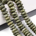 Natural Chinese Jade Southern Jade Beads Strands, Saucer Beads, 11.5~12x4.5~5.5mm, Hole: 0.7~1.2mm, about 59~61pcs/strand, 12.40~12.80 inch(31.5~32.5cm)(G-Q606-64A-01)