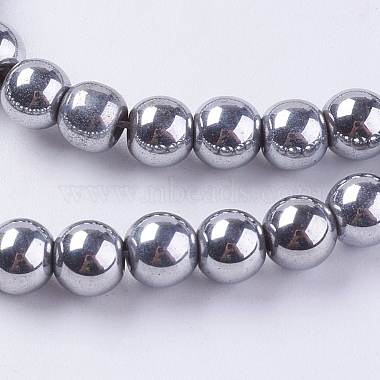 Magnetic Synthetic Hematite Beads Strands(X-G-H1097-1)-3