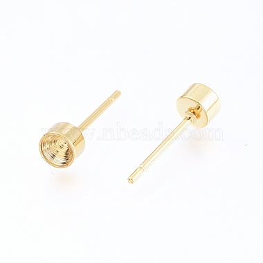 304 Stainless Steel Stud Earring Settings(STAS-I088-H-05G)-2