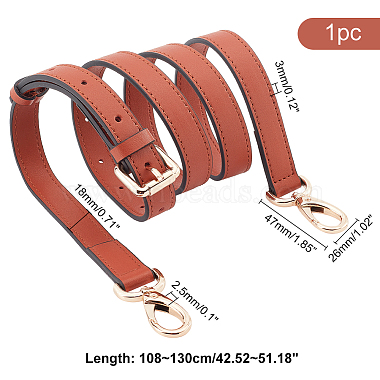 PU Imitation Leather Adjustable Bag Straps(AJEW-WH0347-65A)-2