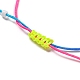  Colorful Beaded Bracelet Sweet and Cute Girl Style Adjustable Imitation Pearl Bracelet Versatile Bracelet(AR4716-12)-4