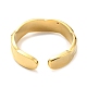 304 Stainless Steel Open Cuff Ring for Women(RJEW-C016-19G)-3