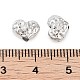 Laiton micro pavé de perles de zircone cubique claires(KK-Z059-05P)-3