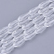 Chapelets de perles en verre transparente  (X-GLAA-T009-004H)-1