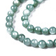 Eau douce naturelle de coquillage perles brins(X-BSHE-T009A-01J)-3