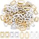 120Pcs 4 Style CCB Plastic Linking Rings(CCB-FH0001-09)-1