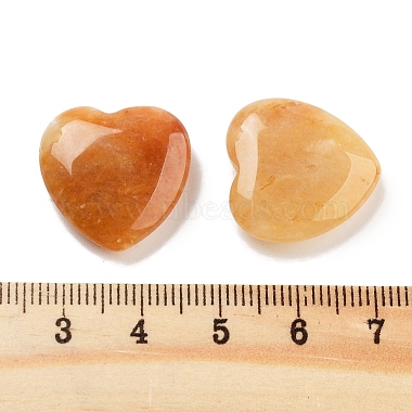 Heart Natural Mixed Gemstone Worry Stone(G-C134-06A)-4