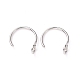 Non-Tarnish 316 Stainless Steel Hoop Nose Rings(AJEW-G037-01A-P)-1