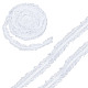 10M Double Layer Polyester Flower Elastic Lace Trim(OCOR-DC0001-21A)-1