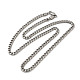 304 Stainless Steel Cuban Link Chain Necklace(NJEW-Z024-03P)-1