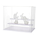 Vitrine für Minifiguren aus transparentem Kunststoff(ODIS-WH0025-142B)-1