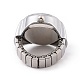 201 Stainless Steel Stretch Watchband Finger Ring Watches(WACH-G018-01P-02)-3