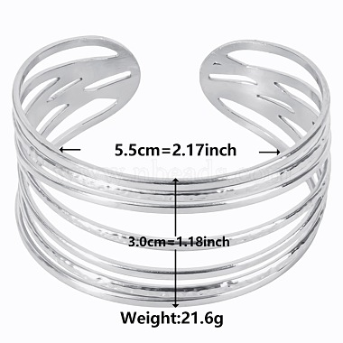 Stainless Steel Cuff Bangles