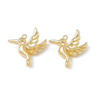 Real 18K Gold Plated Bird Brass Pendants
