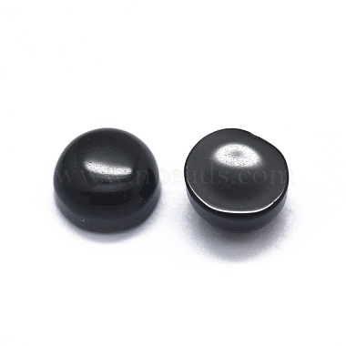 Cabochons obsidienne naturelle(G-O175-23-12)-2