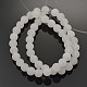 Jade blanc naturel perles rondes brins(G-G735-08F-8mm)-2