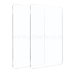 Acrylic Cutting Mat Pad, for Desktop Fine Manual Work Leather Craft Sewing DIY Punch Board, Clear, 22.5x15.5x0.3cm(DIY-WH0224-28)