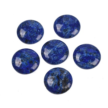 Natural Sodalite Cabochons, Half Round/Dome, 25x5.5mm