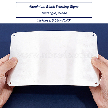 Глобленд алюминиевые пустые предупреждающие знаки(DIY-GL0003-03B)-5