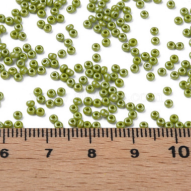 11/0 Czech Opaque Glass Seed Beads(SEED-N004-003B-07)-6