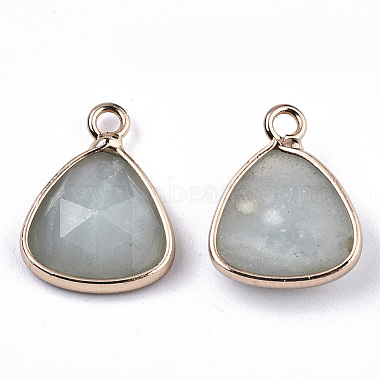 Natural Flower Amazonite Charms(G-N326-48D)-2