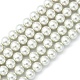 umweltfreundliche runde Perlenstränge aus gefärbtem Glasperlen(HY-A002-10mm-RB009)-1