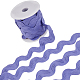 Ruban de bordure à franges ondulées en polyester de 10 mètres(OCOR-GF0003-27A)-1
