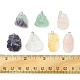 7Pcs 7 Styles Raw Rough Natural Gemstone Pendants(G-FS0005-76)-5