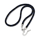 Ployester Core-Wrapped Round Cord Necklace Making(KK-CBACFA2-03P-25)-1