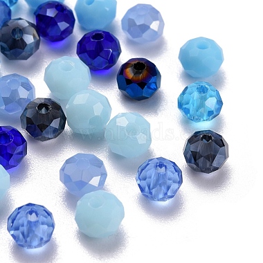 8 Style Opaque Solid Color & Electroplate Glass Beads(EGLA-YW0001-19A)-4
