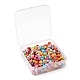 5 style de perles acryliques opaques de couleurs mélangées(MACR-FS0001-13)-7