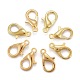 Zinc Alloy Jewelry Findings Golden Lobster Claw Clasps(X-E105-G)-1