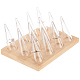 12Pcs Clear Plastic Cone Ring Display Holders(RDIS-WH0002-17)-1
