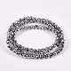 Electroplate Non-magnetic Synthetic Hematite Beads Strands(G-J169B-4mm-02)-2