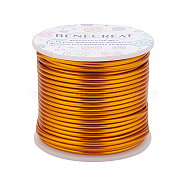 Matte Round Aluminum Wire, Coral, 10 Gauge, 2.5mm, 24.5m/roll(AW-BC0003-30C-2.5mm)