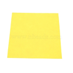 Square Felt Fabric, for Kids DIY Crafts Sewing Accessories, Yellow, 20x30x0.05cm(DIY-WH0301-01D)