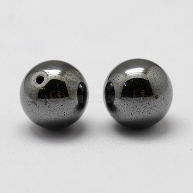 Perles en hématite synthétique sans magnétiques(X-G-P162-02-5mm)-2