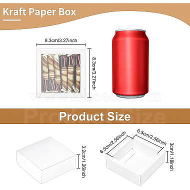 Square Kraft Paper Box(CON-WH0085-27)-2