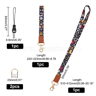 Adjustable Mobile Phone Lanyard(AJEW-WH0324-40A)-2