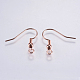 Brass Earring Hooks(X-KK-F737-42RG-RS)-1