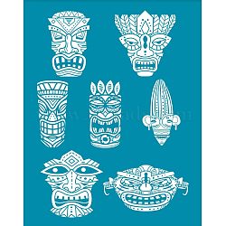 Silk Screen Printing Stencil, for Painting on Wood, DIY Decoration T-Shirt Fabric, Mask Pattern, 100x127mm(DIY-WH0341-096)