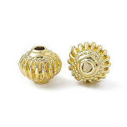 Rack Plating Alloy Beads,  Lantern, Light Gold, 8x6.5mm, Hole: 1.4mm(PALLOY-I216-37LG)