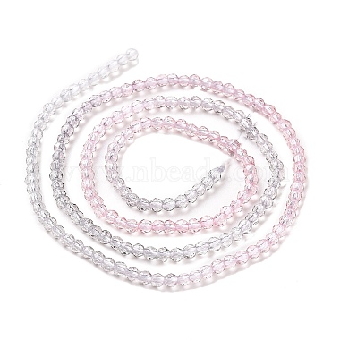 brins de perles de verre de couleur dégradé transparent(GLAA-G101-2mm-02)-4