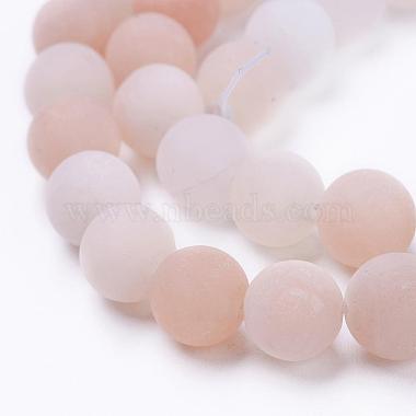 Natural Pink Aventurine Beads Strands(G-F520-56-6mm)-3