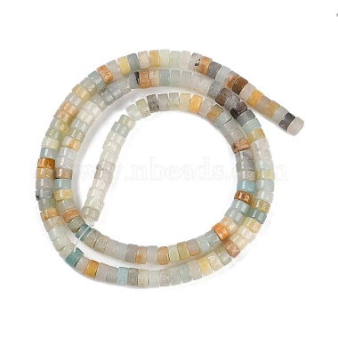 Brins de perles d'amazonite de fleurs naturelles(G-H230-36)-4